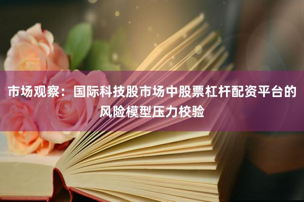 市场观察：国际科技股市场中股票杠杆配资平台的风险模型压力校验